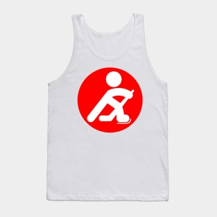 HOCKEY PLAYER SILHOUETTE Tank Top